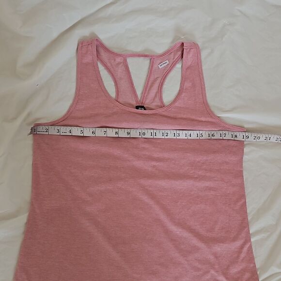 RBX Women's Active Racer Back Top Medium Pink & White - Picture 9 of 16